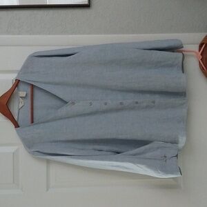 A J. Jill light blue linen shirt.  It's size XL.